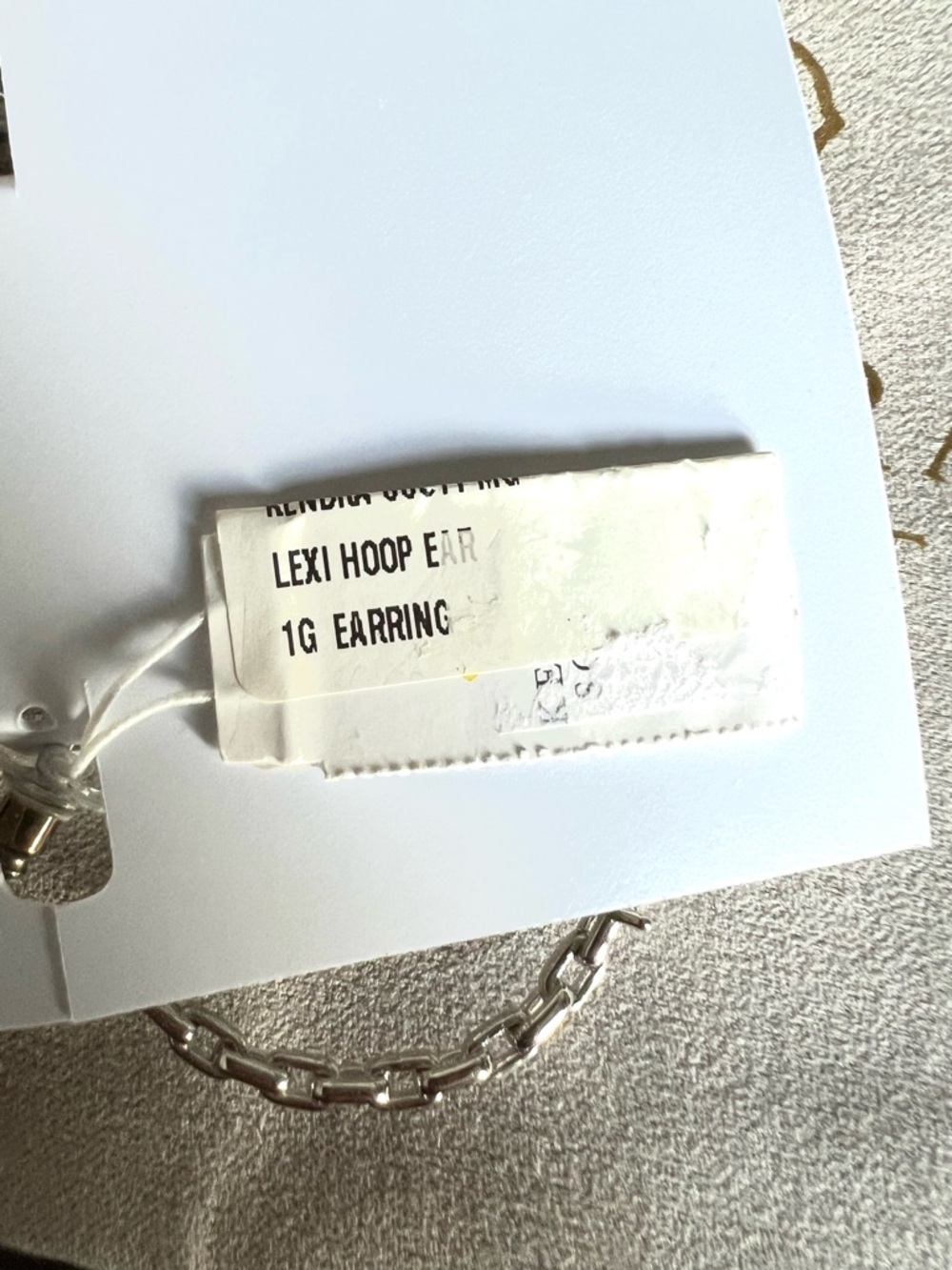 NWT Kendra Scott Lexi Silver Hoop Earrings - Picture 7 of 8